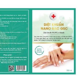 Xịt khuẩn nano bạc, 100%hữu cơ - 100ml