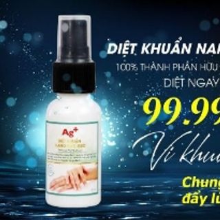 Xịt khuẩn nano bạc, 100%hữu cơ - 100ml