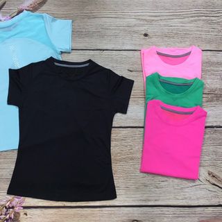 Áo tập dài phối lưới thun xuất