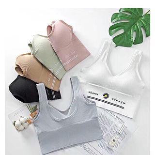 Áo tập 3 lỗ bra hoa cúc 2