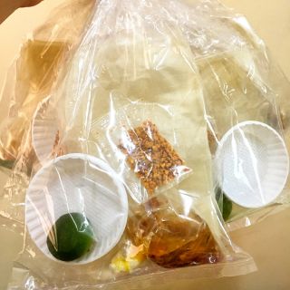 Bánh tráng phơi sương hành phi muối tắt