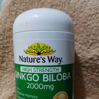 Natures Way High Strength Ginkgo Biloba 2000mg - Hoạt Huyết Dưỡng Não