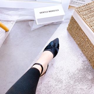 Giày sandal dạ lụa
