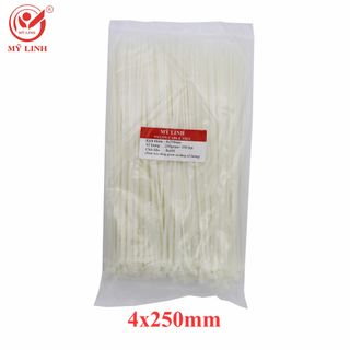 Dây rút nhựa màu trắng Mỹ Linh đủ size(3x100mm)