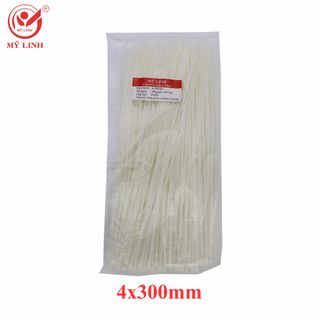 Dây rút nhựa màu trắng Mỹ Linh đủ size(3x100mm)