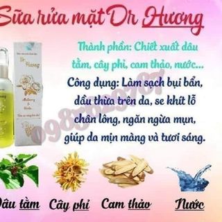 Sữa rửa mặt dược liệu Dr Hương