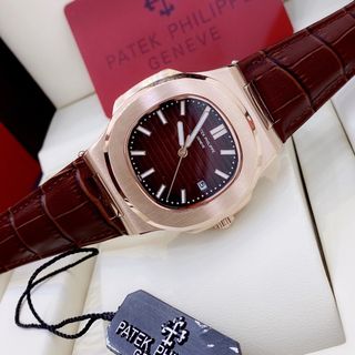 Đồng hồ nam PATECK PHILIPPE NAUTILUS DÂY DA
