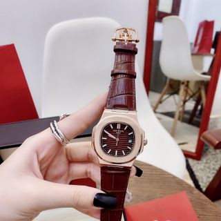 Đồng hồ nam PATECK PHILIPPE NAUTILUS DÂY DA