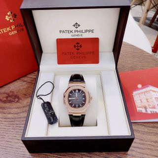 Đồng hồ nam PATECK PHILIPPE NAUTILUS DÂY DA