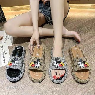 Dép bản quai ngang Mickey 3p đẹp xuất sắc thoải mái êm chân