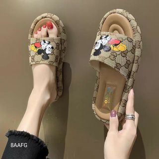 Dép bản quai ngang Mickey 3p đẹp xuất sắc thoải mái êm chân