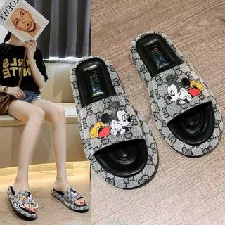 Dép bản quai ngang Mickey 3p đẹp xuất sắc thoải mái êm chân