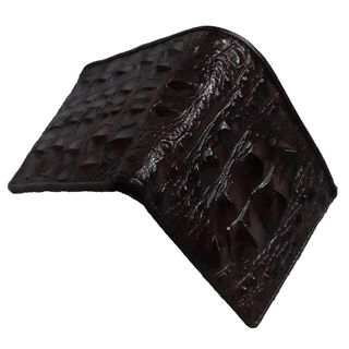 Ví Nam Ngang, Bóp Nam Da Cá Sấu Thật Tiến Công Màu Nâu - TCN1106
