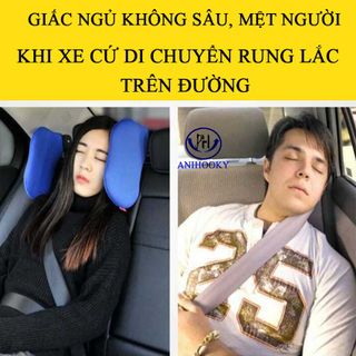 [bỏ sỉ]GIÁ ĐỠ ĐỆM Gối Ngủ trên xe ô tô thế hệ mới Anihooky| đẹp - êm -bền
