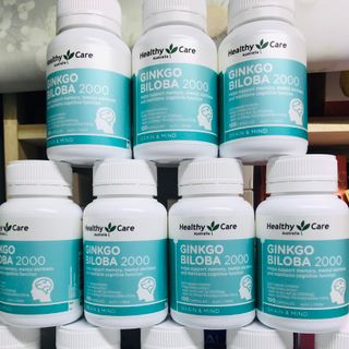 VIÊN BỔ NÃO GINKGO BILOBA 2000 - ÚC 100 VIÊN- mẫu mới giá sỉ