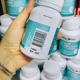 VIÊN BỔ NÃO GINKGO BILOBA 2000 - ÚC 100 VIÊN- mẫu mới