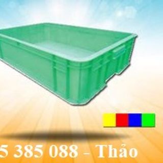 Sóng nhựa khay nhựa bít 610 x 420 x 150 mm