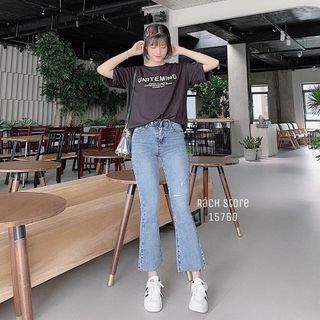 Quần ống loe nữ
