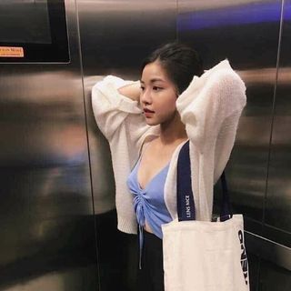 Áo khoác len dệt kim