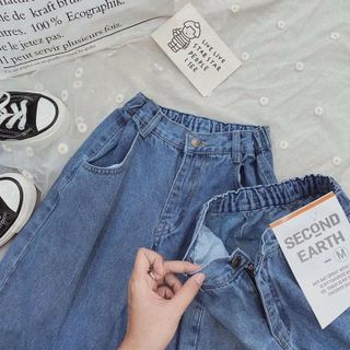 Quần jeans suông