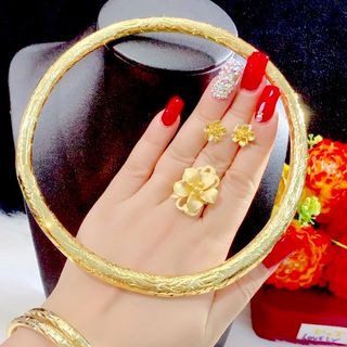 SÉT BỘ KIỀNG CƯỚI MẠ VÀNG 24K