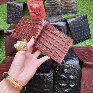 Ví Nam Ngang Da Cá Sấu - Mặt - Giá Xưởng