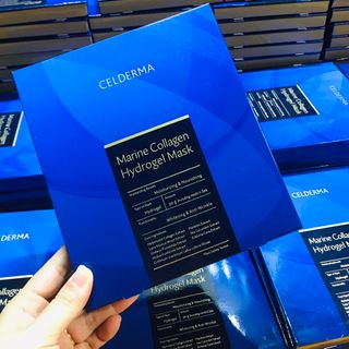 MẶT NẠ THẠCH COLLAGEN TƯƠI CELDERMA- Marine Collagen Hydrogel Mask-Date 07/2023