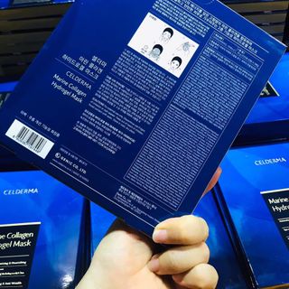 MẶT NẠ THẠCH COLLAGEN TƯƠI CELDERMA- Marine Collagen Hydrogel Mask-Date 07/2023