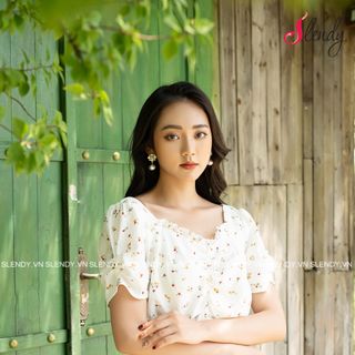 ÁO CROPTOP TƠ ĐŨI HOA giá sỉ