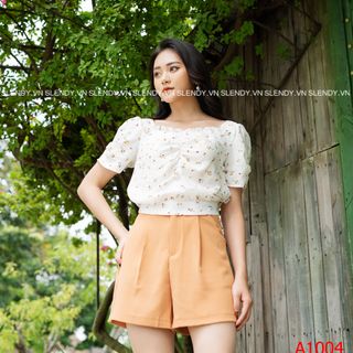 ÁO CROPTOP TƠ ĐŨI HOA
