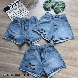 Quần short đùi jean nữ thêu chữ chuyên sỉ jean 2KJean