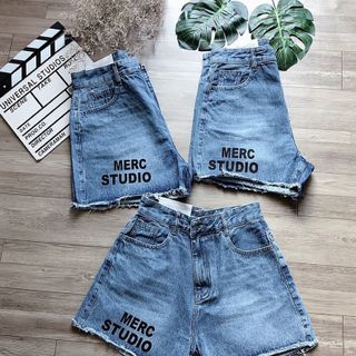Quần short đùi jean nữ thêu chữ chuyên sỉ jean 2KJean