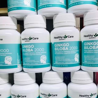 VIÊN BỔ NÃO GINKGO BILOBA 2000 - ÚC 100 VIÊN- mẫu mới