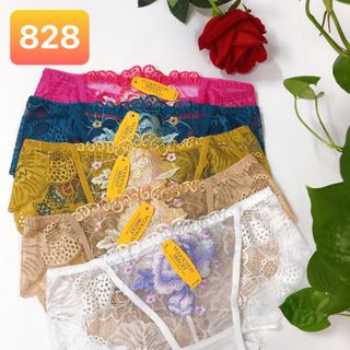 QUÀN LÓT REN NỮ-QUẦN LÓT REN HOA THÊU 828