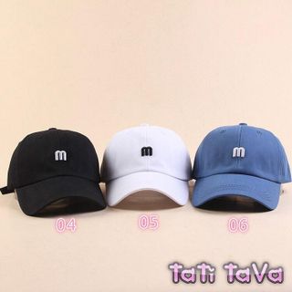 [HÀNG ĐẸP]Mũ Nón lưỡi trai thêu chữ M siêu hot Tatitava
