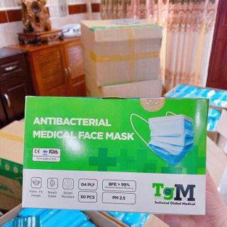 Khẩu trang y tế 4 lớp kháng khuẩn