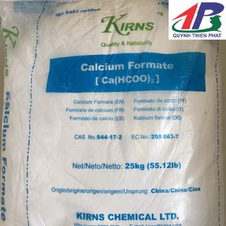 Phân phối sỉ calcium formate 98%bổ sung canxi cho vật nuôi