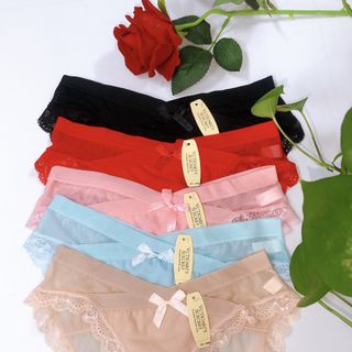 QUẦN LÓT NỮ LƯNG CHÉO- QUẦN LƯỚI LƯNG CHÉO NƠ 5779
