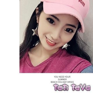 Mũ Nón lưỡi trai thêu Tim vỡ Hàn Quốc Tatitava
