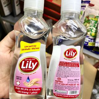 Gel rửa tay diệt khuẩn Lily 150ml