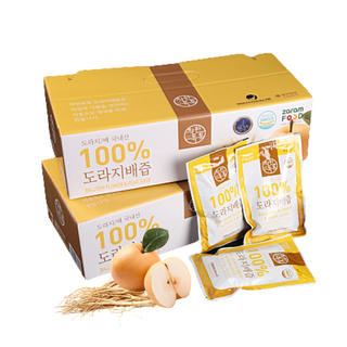 THÙNG 30 GÓI NƯỚC ÉP CÂY HOA CÁT CÁNH VÀ LÊ ZARAM FOOD 100 ML giá sỉ