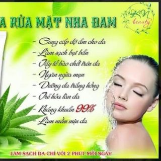 sữa rửa mặt siêu trắng sáng nha đam KN Beauty