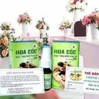 hôi nách hoa cúc