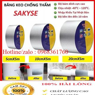 BĂNG KEO CHỐNG THẤM 5CM ĐA NĂNG