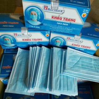 Khẩu trang y tế bảo thạch kháng khuẩn hàng cao cấp