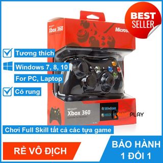 Tay cầm Chơi Game Microsoft Xbox 360 có dây full box