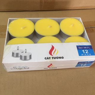 Nến Tealight Sáp Trà - Hàng Xuât Khẩu - An Toàn và Thân Thiện Môi Trường