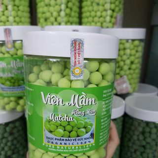 Viên Tinh Bột Nghệ Mật Ong và Mầm Hồng Sâm Matcha