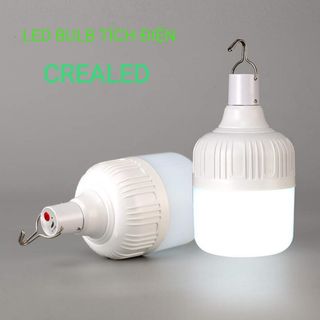 LED 30W TÍCH ĐIỆN SIÊU BỀN PIN LITHIUM CREALED BẢO HÀNH 2 NĂM