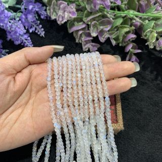 Vòng Tay Hạt Đá Mặt Trăng Moonstone 10 ly (mm) - Trang Sức Phong Thủy